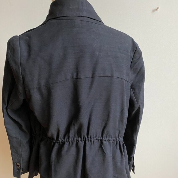 BOSS Orange Open Cascade Jacket sz 6 Black Wool - Picture 4 of 8